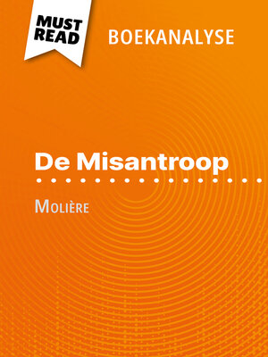 cover image of De Misantroop van Molière (Boekanalyse)